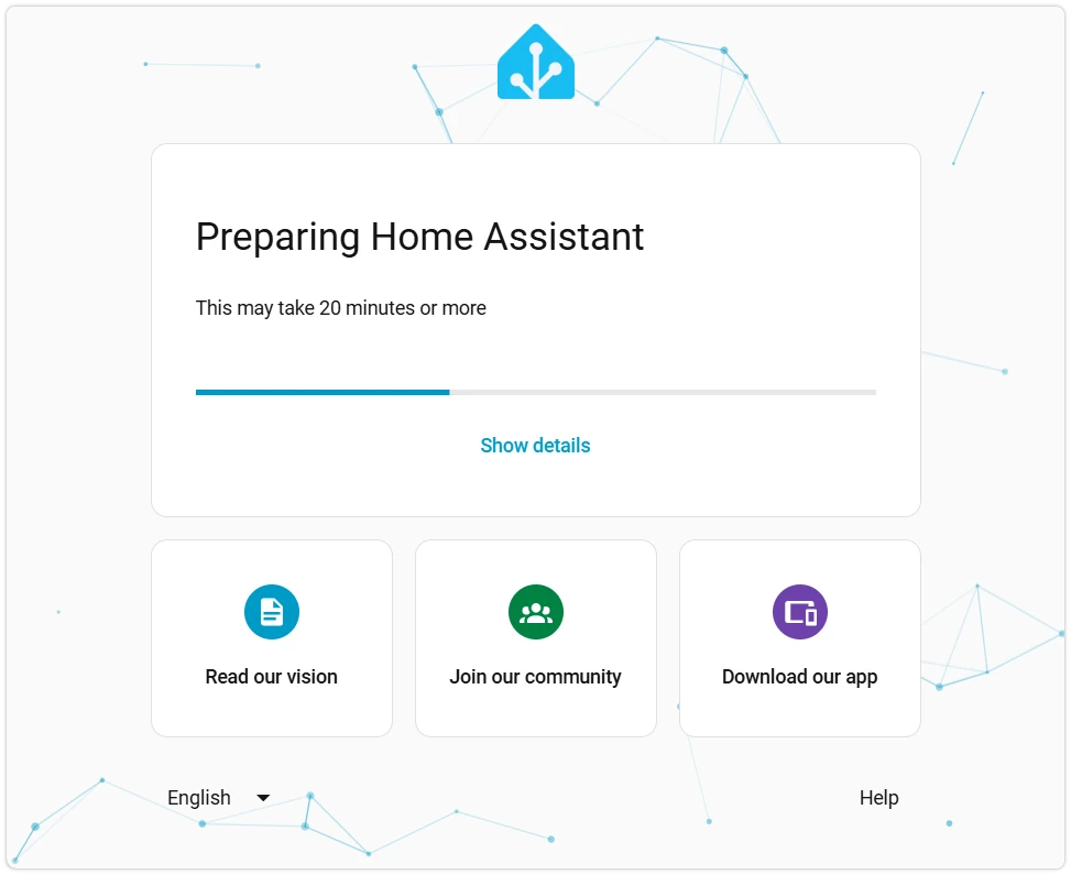 浏览器访问 Home Assistant
