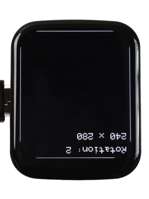 LCD 屏幕按方向 2 显示边框和文字