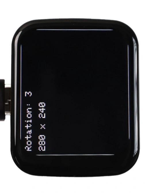 LCD 屏幕按方向 3 显示边框和文字