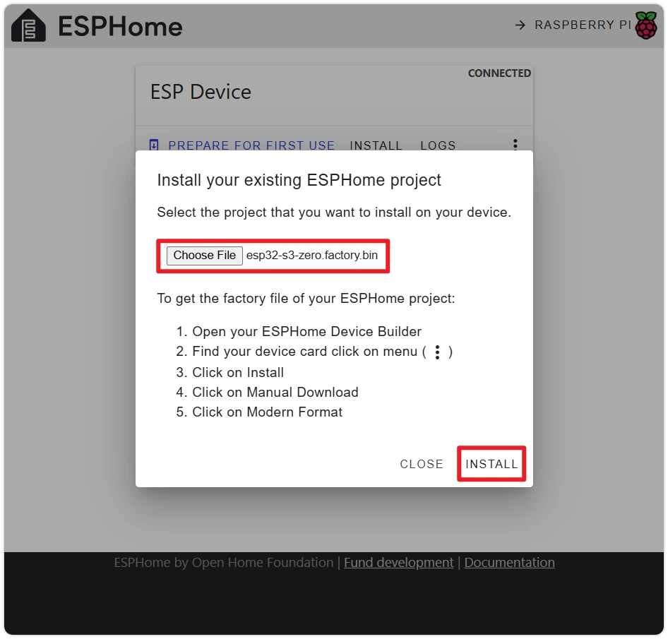 ESPHome Web 烧录 2