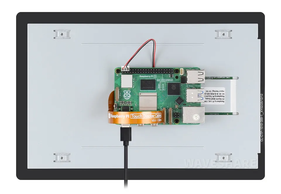 10.1inch Raspberry Pi Touch Display 2 连接示意