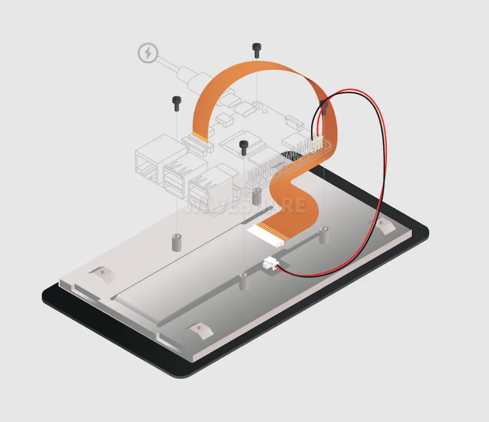 Raspberry Pi 5 与 10.1inch Raspberry Pi Touch Display 2