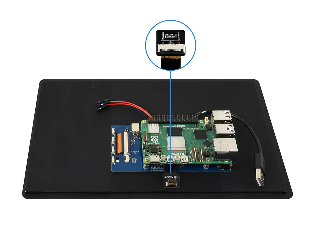 11EP-CAPLCD 连接树莓派 HDMI 接口