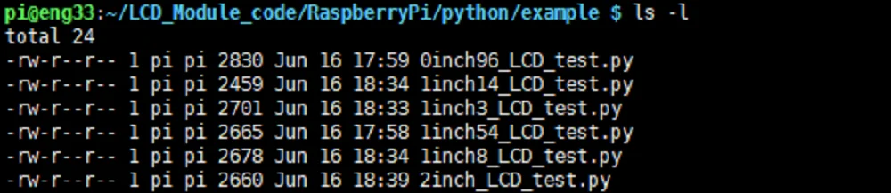 Python 示例目录