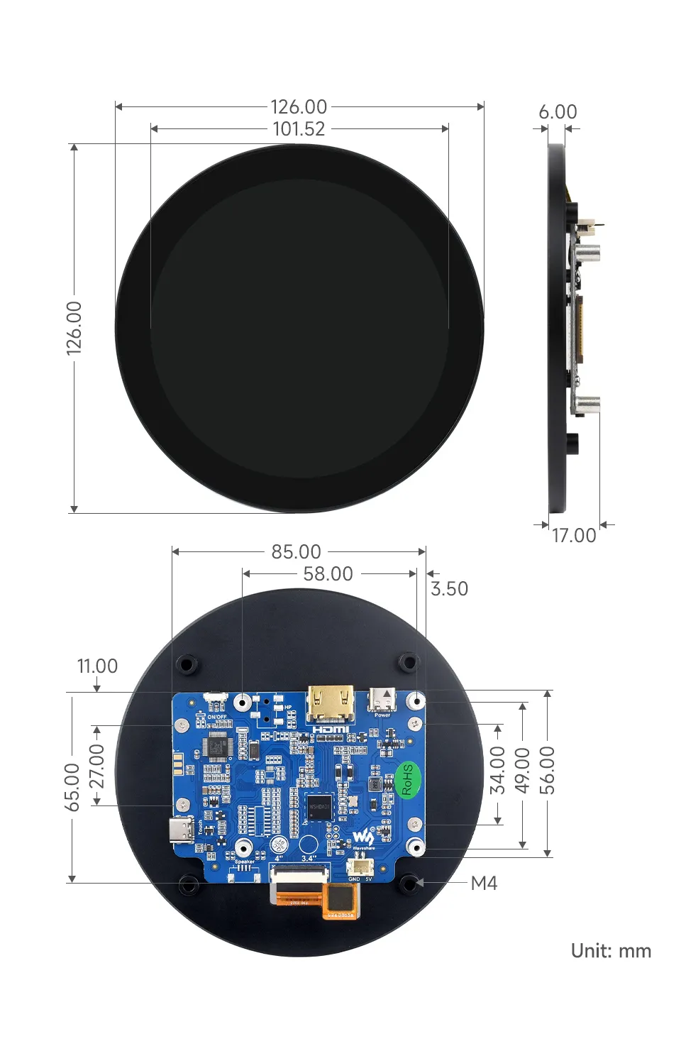 4inch-720x720-LCD-details-size
