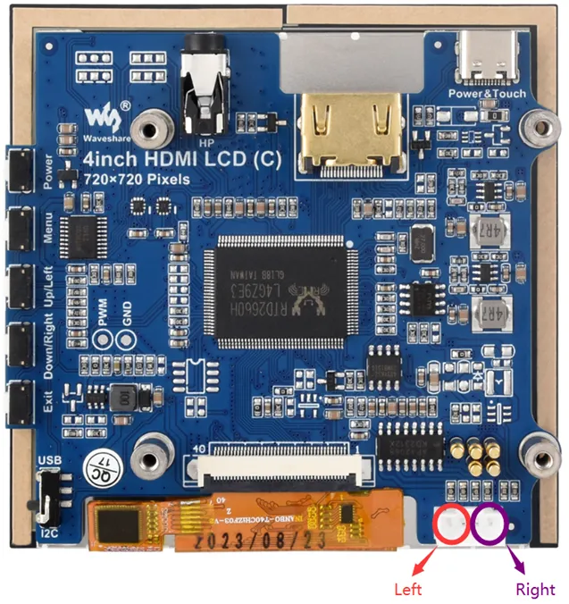 4inch HDMI LCD C Speaker