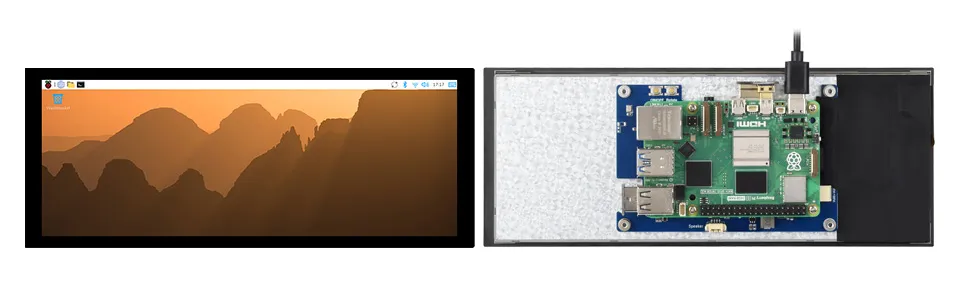 8.9inch 600x1600 LCD 连接树莓派
