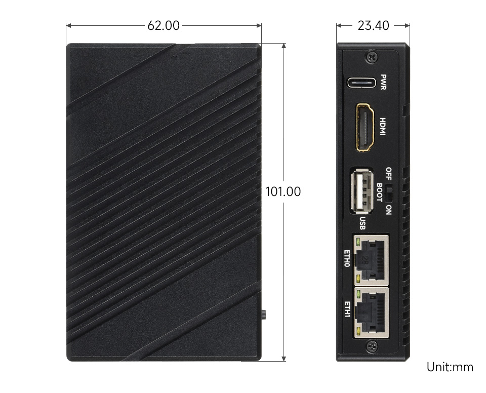 CM5-DUAL-ETH-BOX-B 产品尺寸