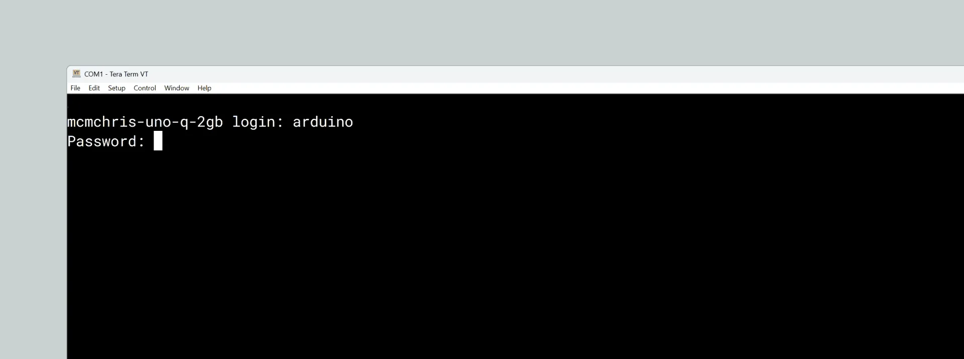 UNO Q Debug UART