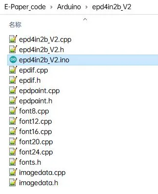 E-paper arduino cede1 4in2b