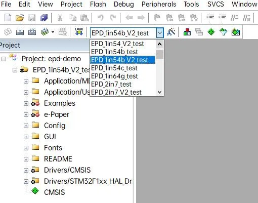 E-paper stm32 cede1 1in54b