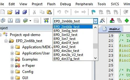 E-paper stm32 cede1 2in66b