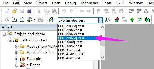 E-paper stm32 cede1 2in66g