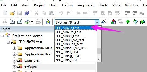 E-paper stm32 cede1 5in79