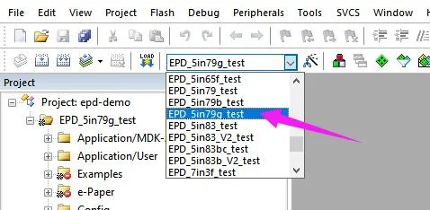 E-paper stm32 cede1 5in79g