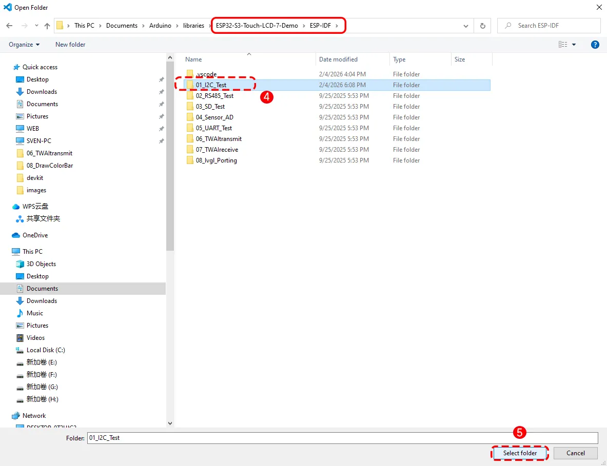 在 VS Code 中打开文件