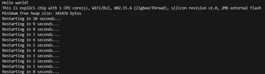 01_Hello world 示例输出