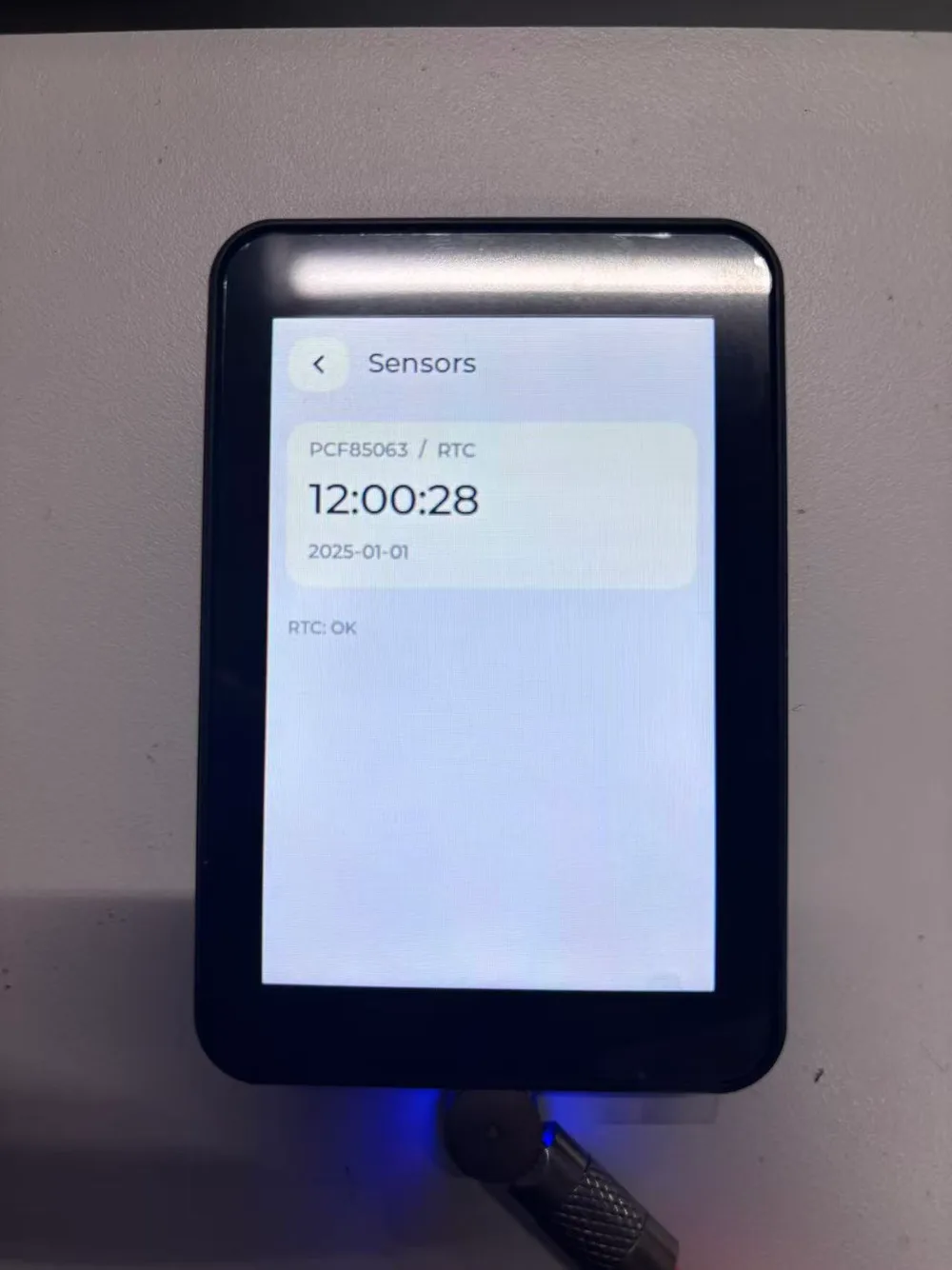 ESP32-Touch-LCD-3.5 RTC 日期与时间界面