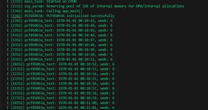 ESP32-C5-LCD-2.73 ESP-IDF PCF85063 test