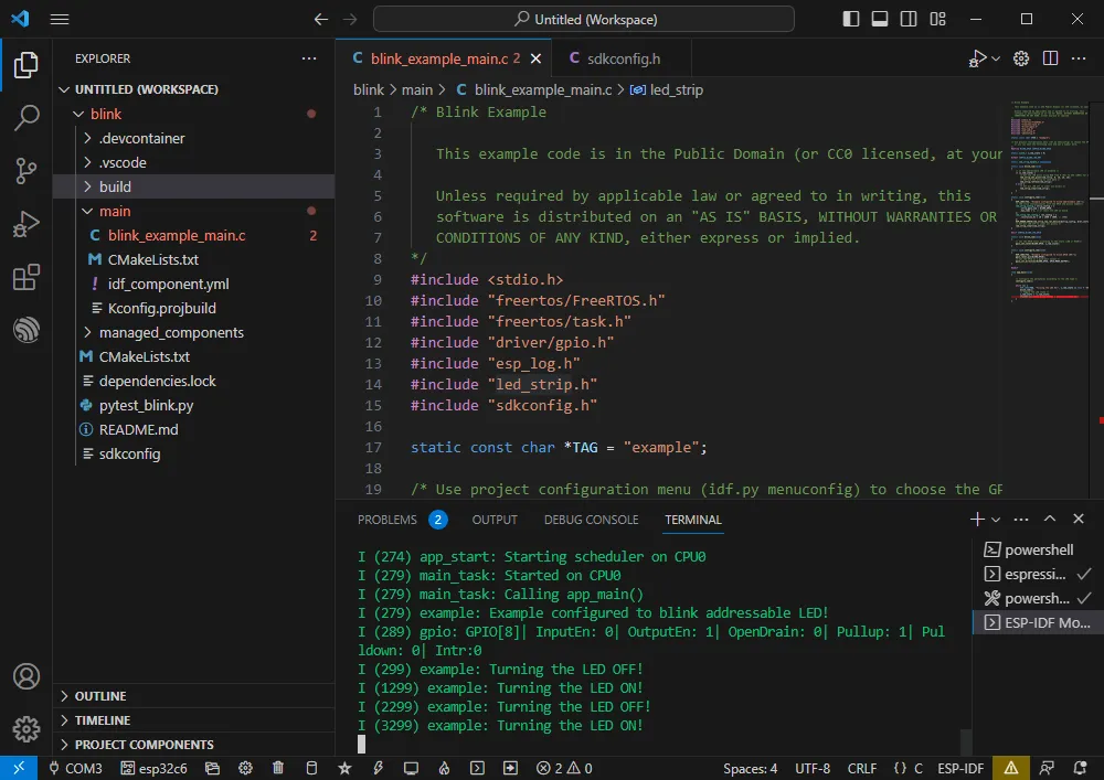 ESP32-C6-DEV-KIT-N8-idf-helloworld