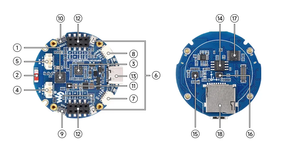 ESP32-C6-Touch-AMOLED-1.43 资源简介