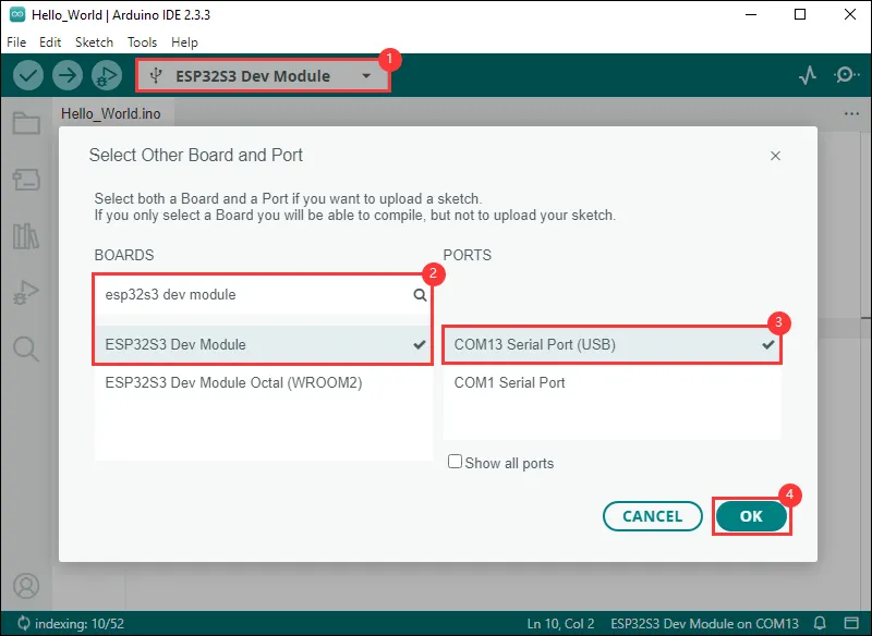 ESP32-S3-Touch-LCD-1.83_Model_selection
