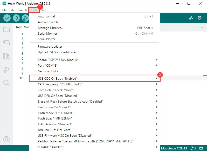 ESP32-S3-Touch-LCD-1.83_parameter_setting