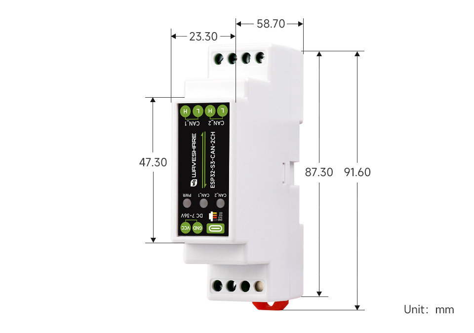 ESP32-S3-CAN-2CH-details-size