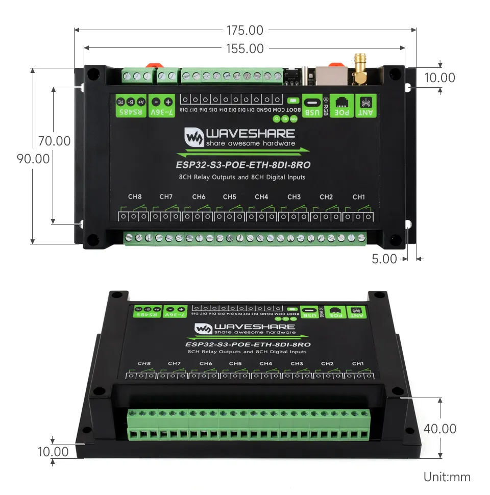 ESP32-S3-ETH-8DI-8RO-details-size-1