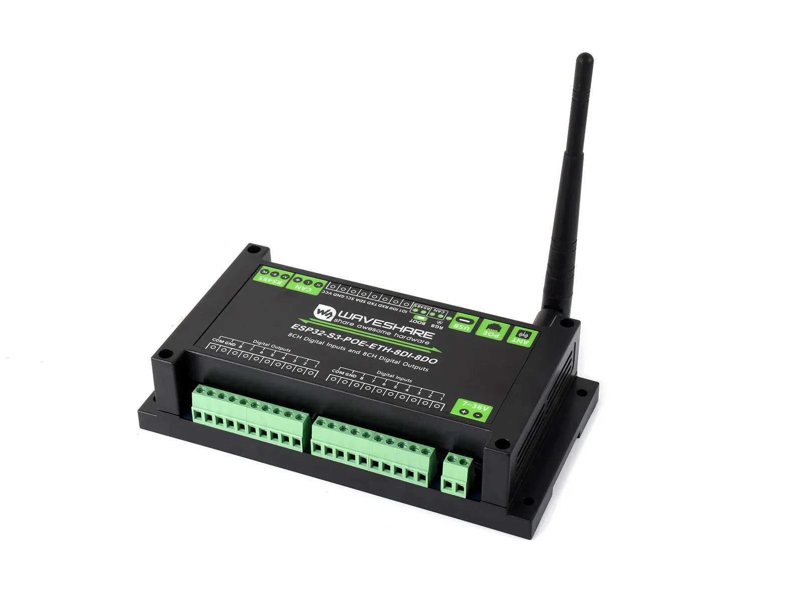 ESP32-S3-POE-ETH-8DI-8DO