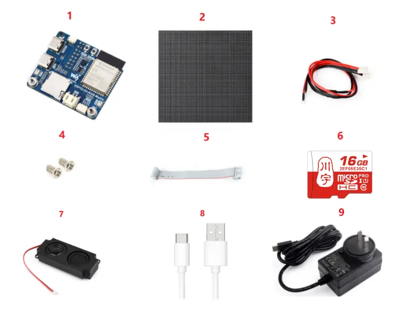 ESP32-S3-RGB-Matrix 硬件资源 3