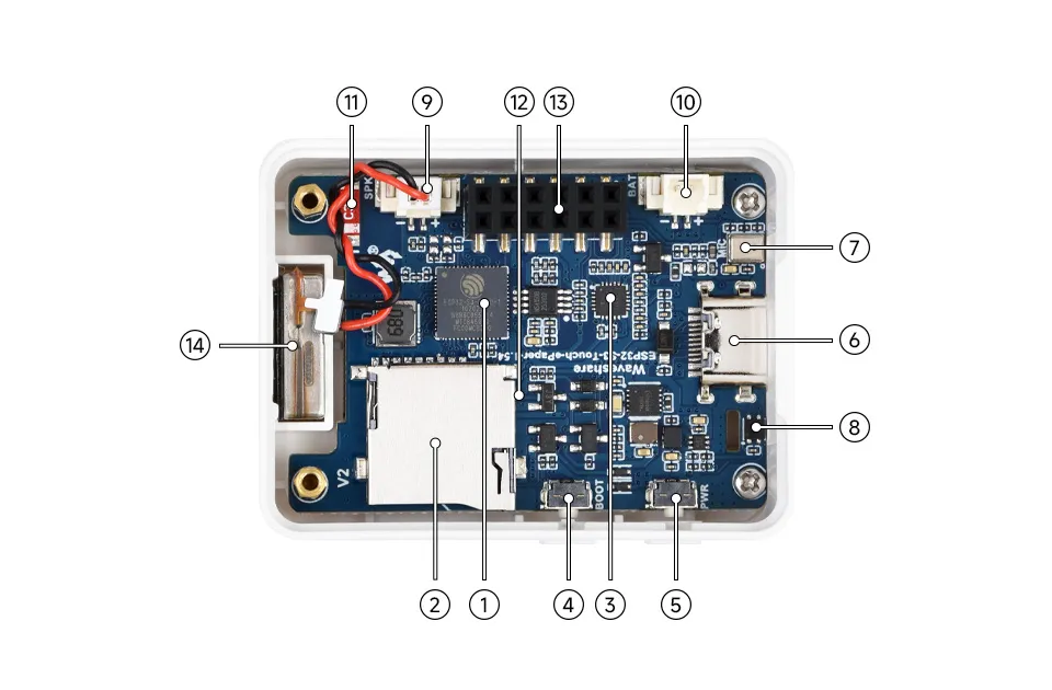 ESP32-S3-ePaper-1.54 资源简介