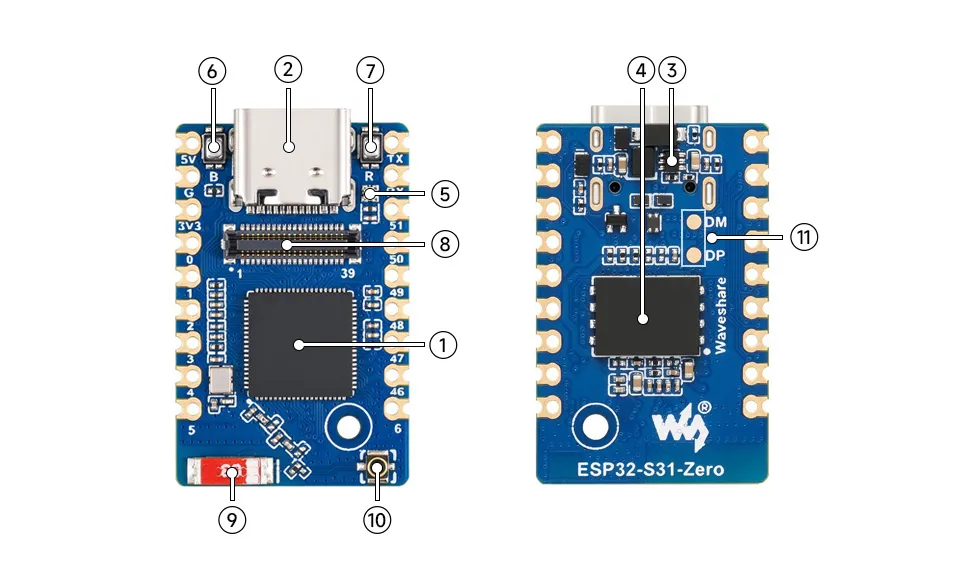 ESP32-S31-Zero 资源介绍