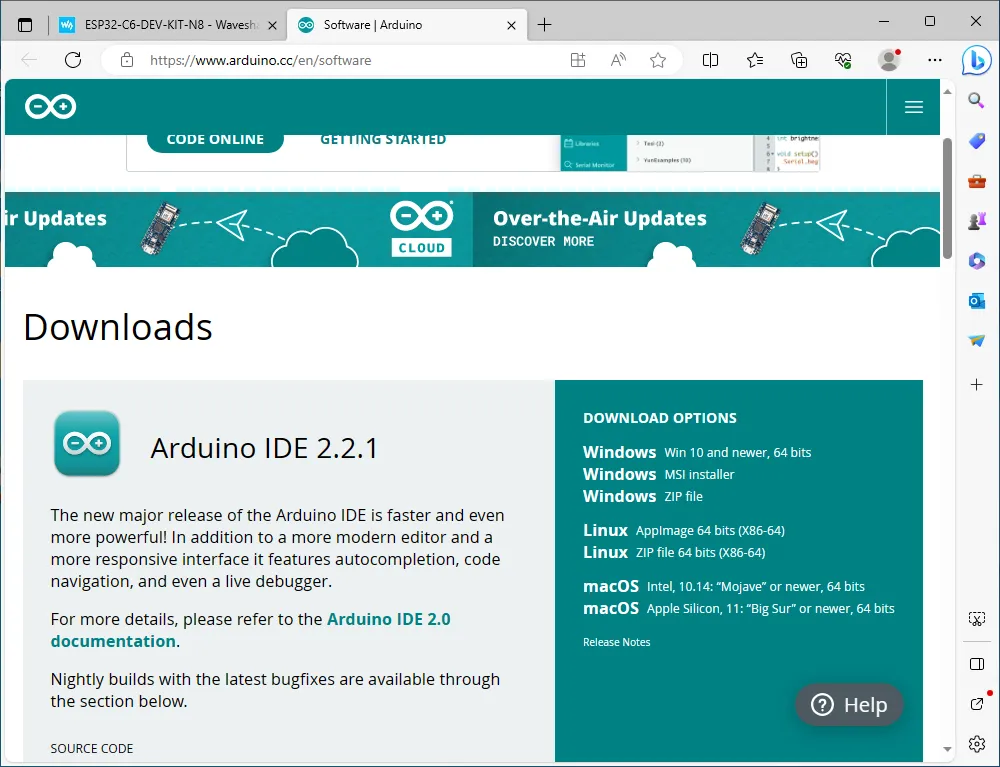 ESP32-S3 TO Arduino 1