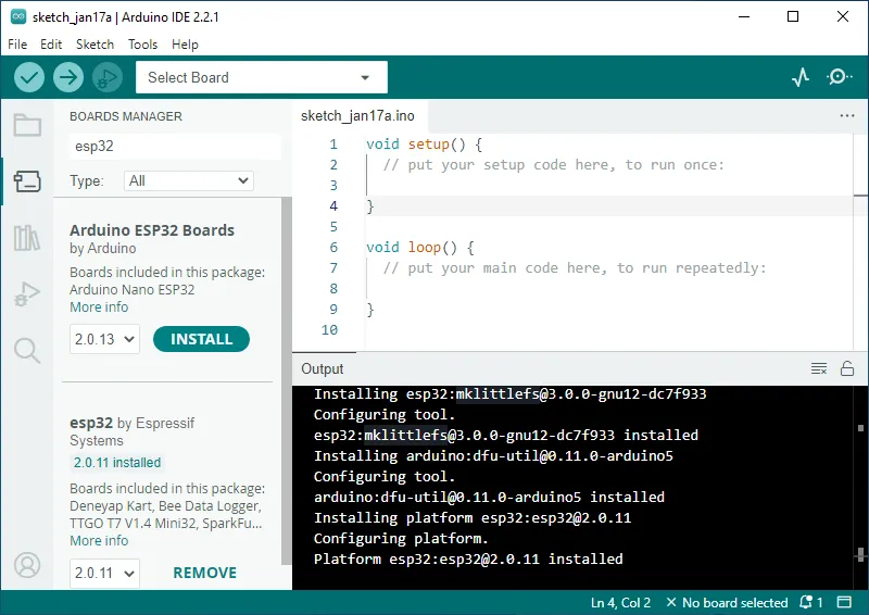 ESP32-S3 TO Arduino 4