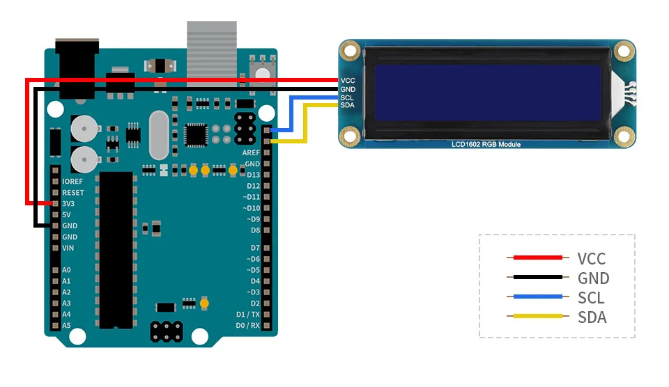 LCD1602 RGB Module003