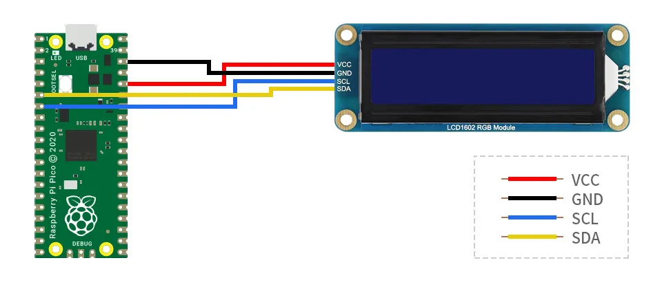 LCD1602 RGB Module006