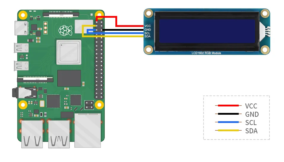 LCD1602 RGB Module007