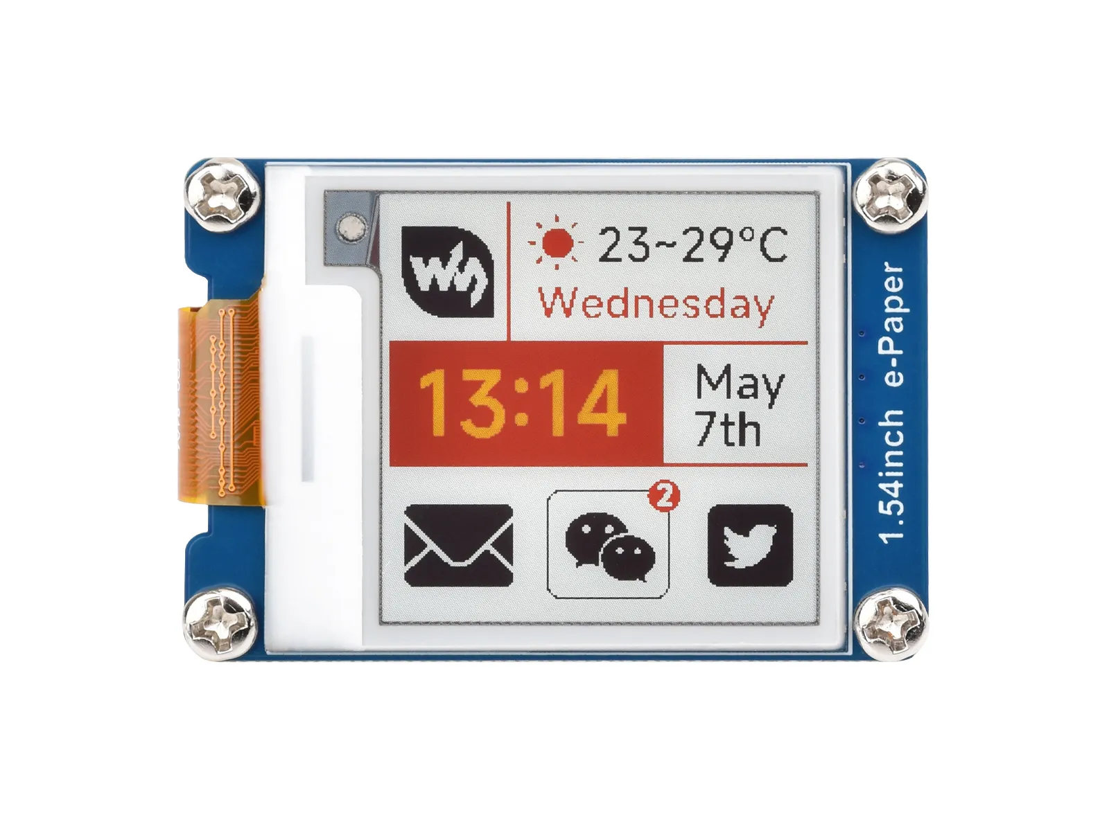 1.54inch e-Paper Module (G) 产品图