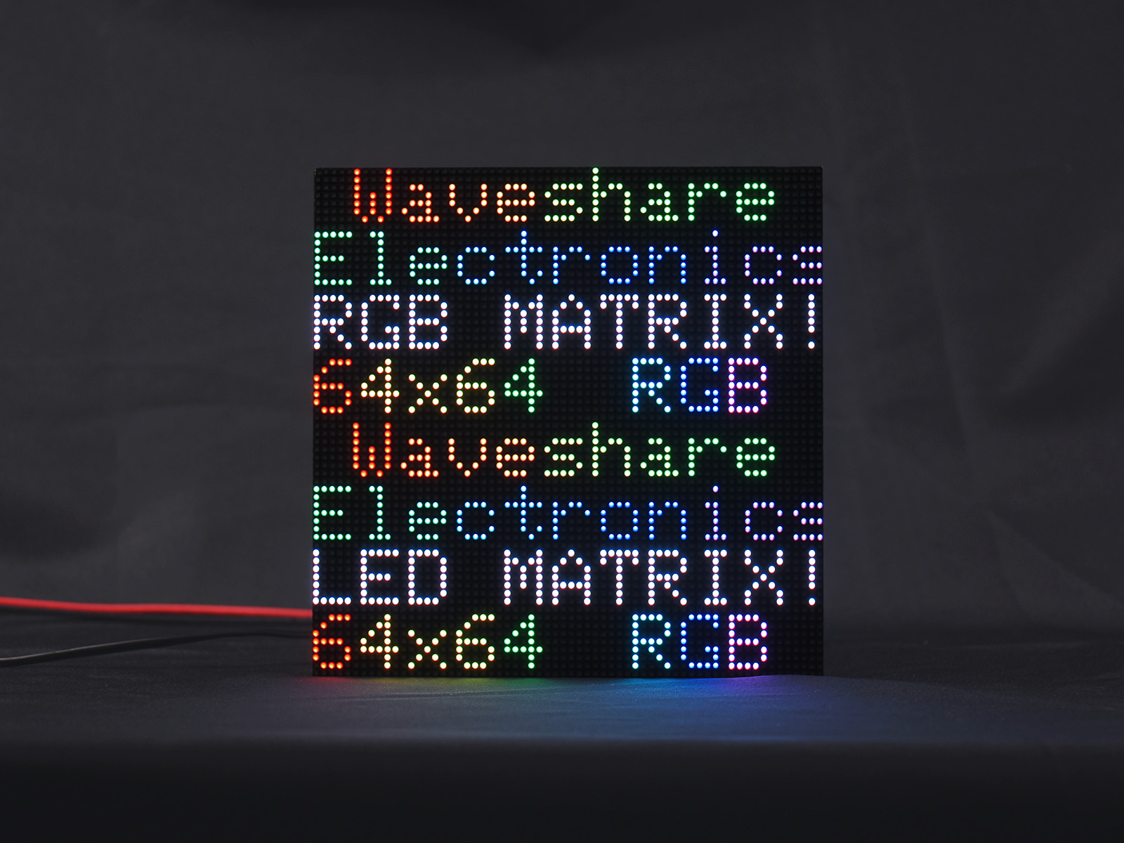 微雪 RGB-Matrix-P2.5-64x64 全彩 LED 点阵屏