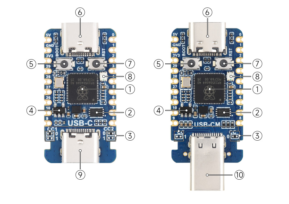 RP2350-USB-C 硬件资源