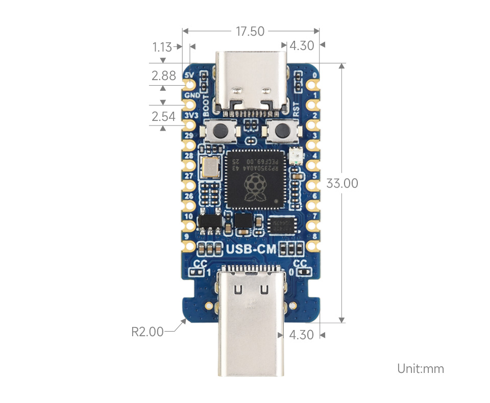 RP2350-USB-CM