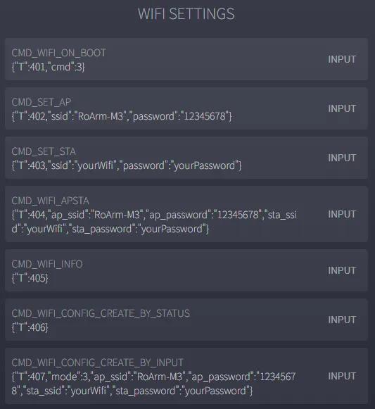 WiFi 设置