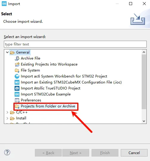 STM32CubeIDE Import01