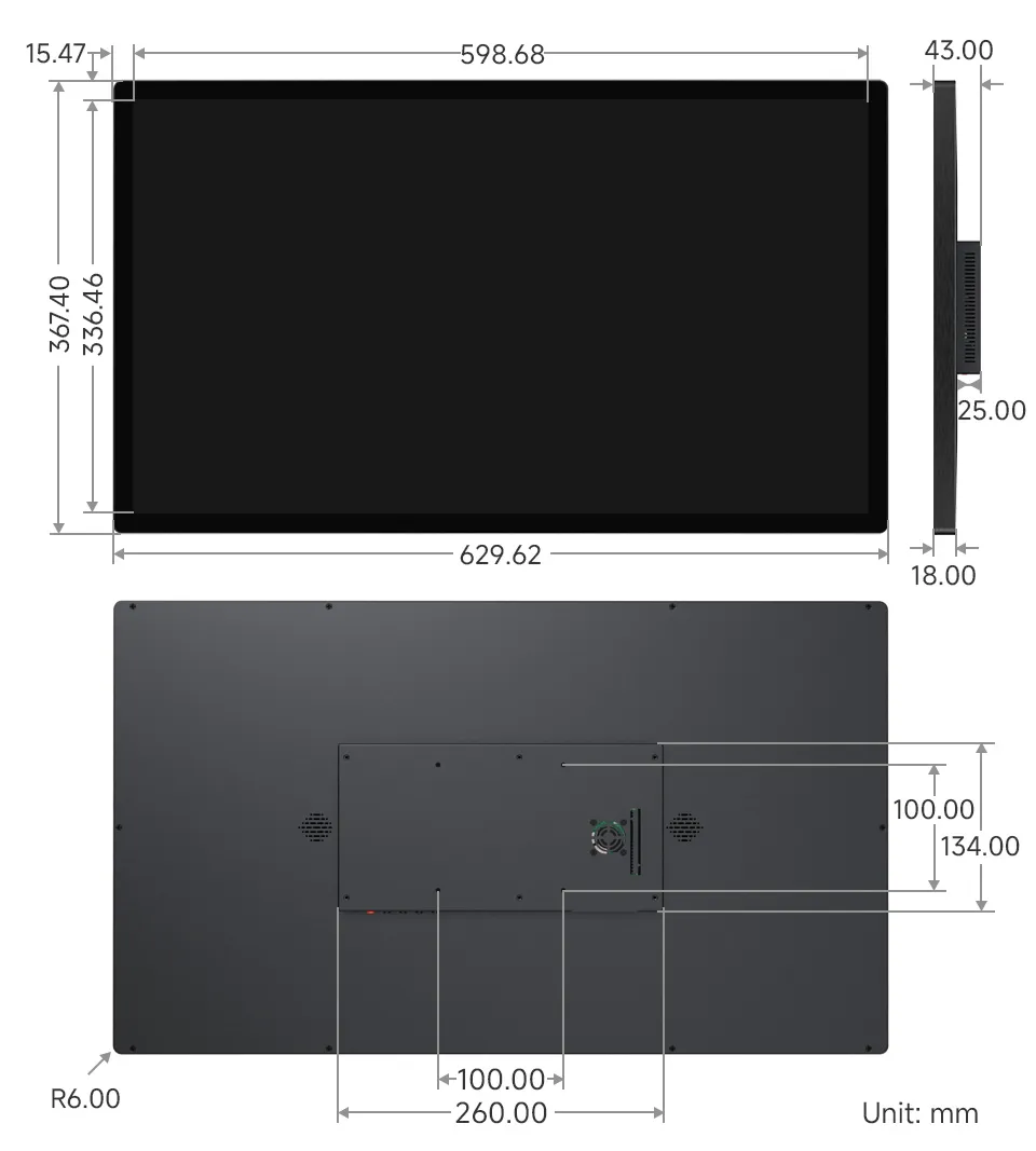  27inch FHD Monitor 硬件连接