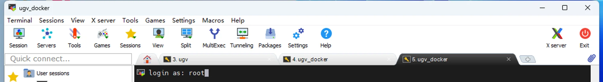 登录 Docker ROS 2 容器