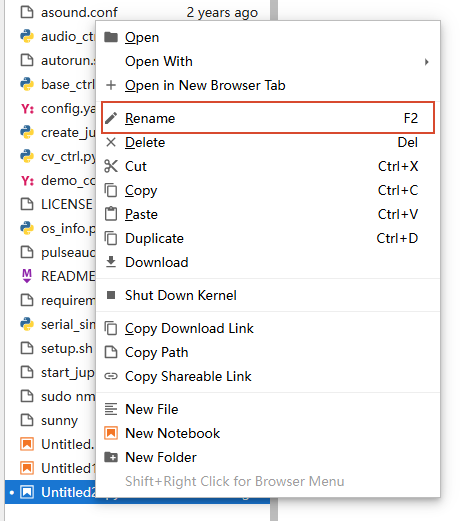 rename