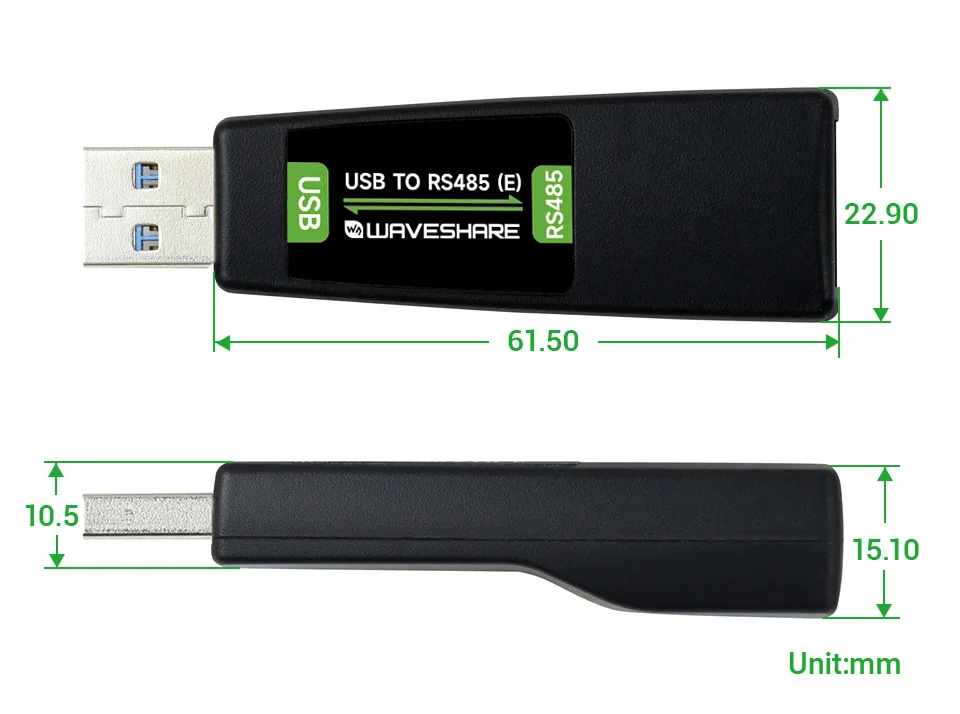 USB TO RS485 (E) 产品尺寸