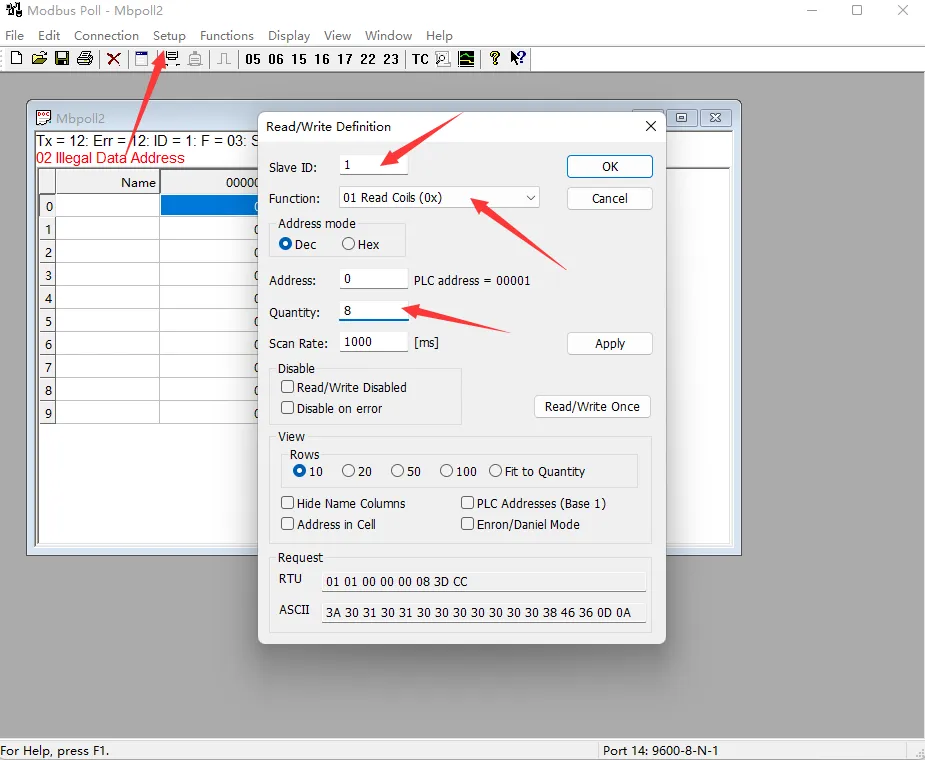  Modbus RTU PWM Output 4CH 接口介绍