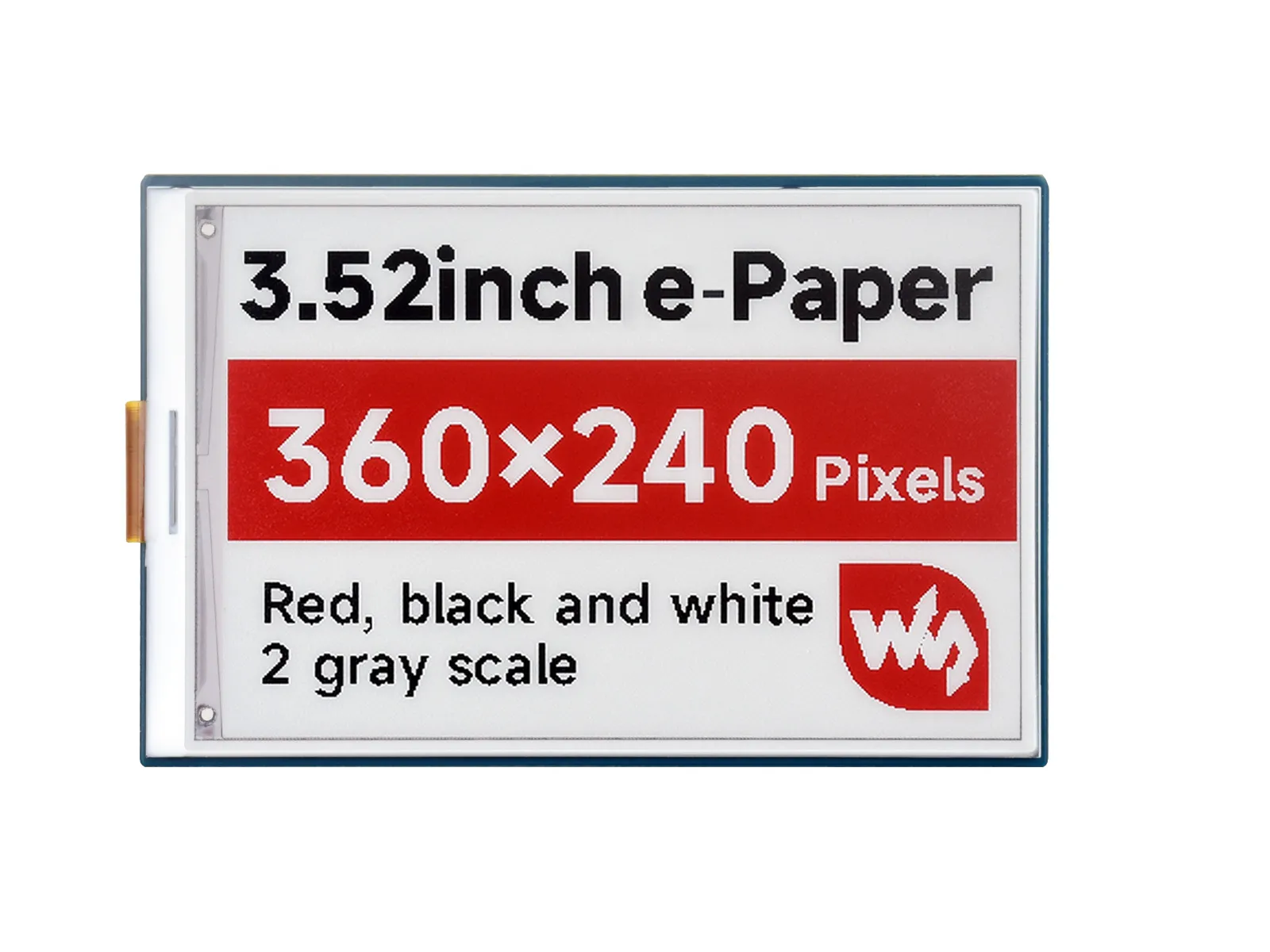 3.52inch e-Paper HAT (B)